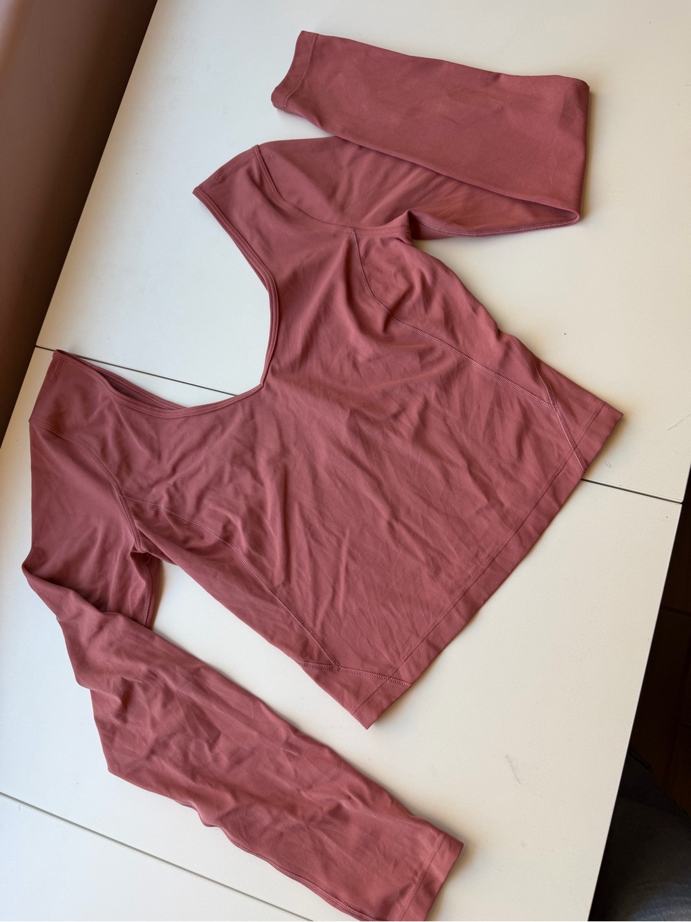 lululemon athletica Align Long Sleeve V-Neck Top - Rosewood